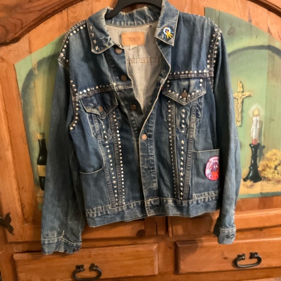 Vintage Levi Strauss Mickey Mouse Denim Jacket - Picture 1 of 10
